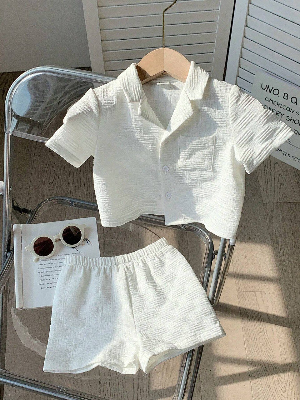 Kids Amboss Stylish & Comfortable Kids Shirt and Shorts Co-Ord Top & Bottom Set