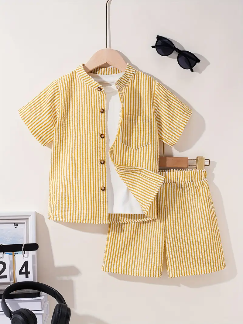 Kids Stylish & Comfortable Stripe Co-Ord Set