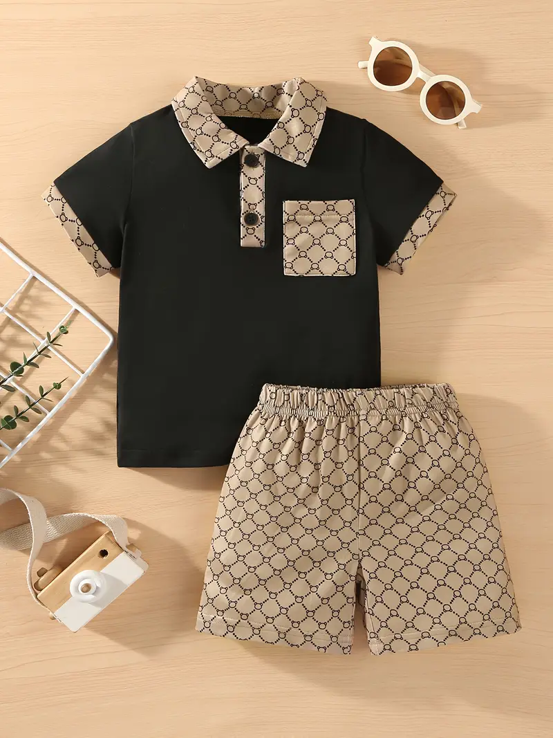 Printed Bottom Cotton Co-Ord Set for Kids