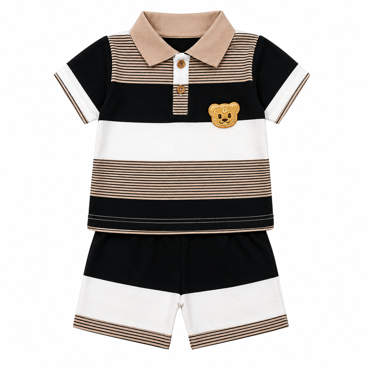Teddy Bear Printed Top & Bottom Set