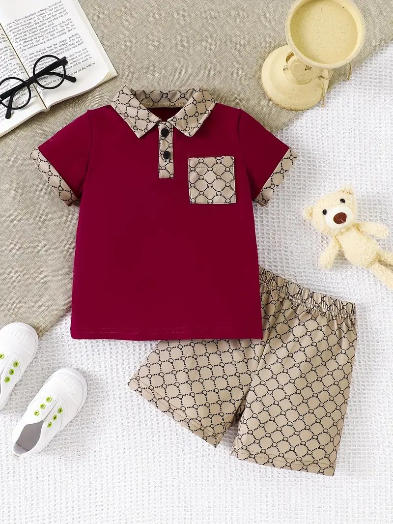 Printed Bottom Cotton Co-Ord Set for Kids
