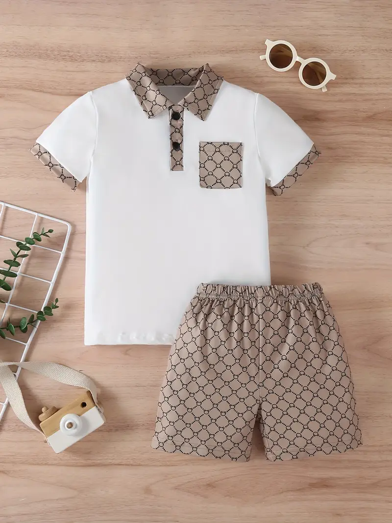 Printed Bottom Cotton Co-Ord Set for Kids