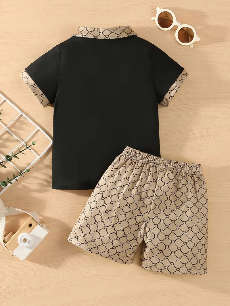 Printed Bottom Cotton Co-Ord Set for Kids