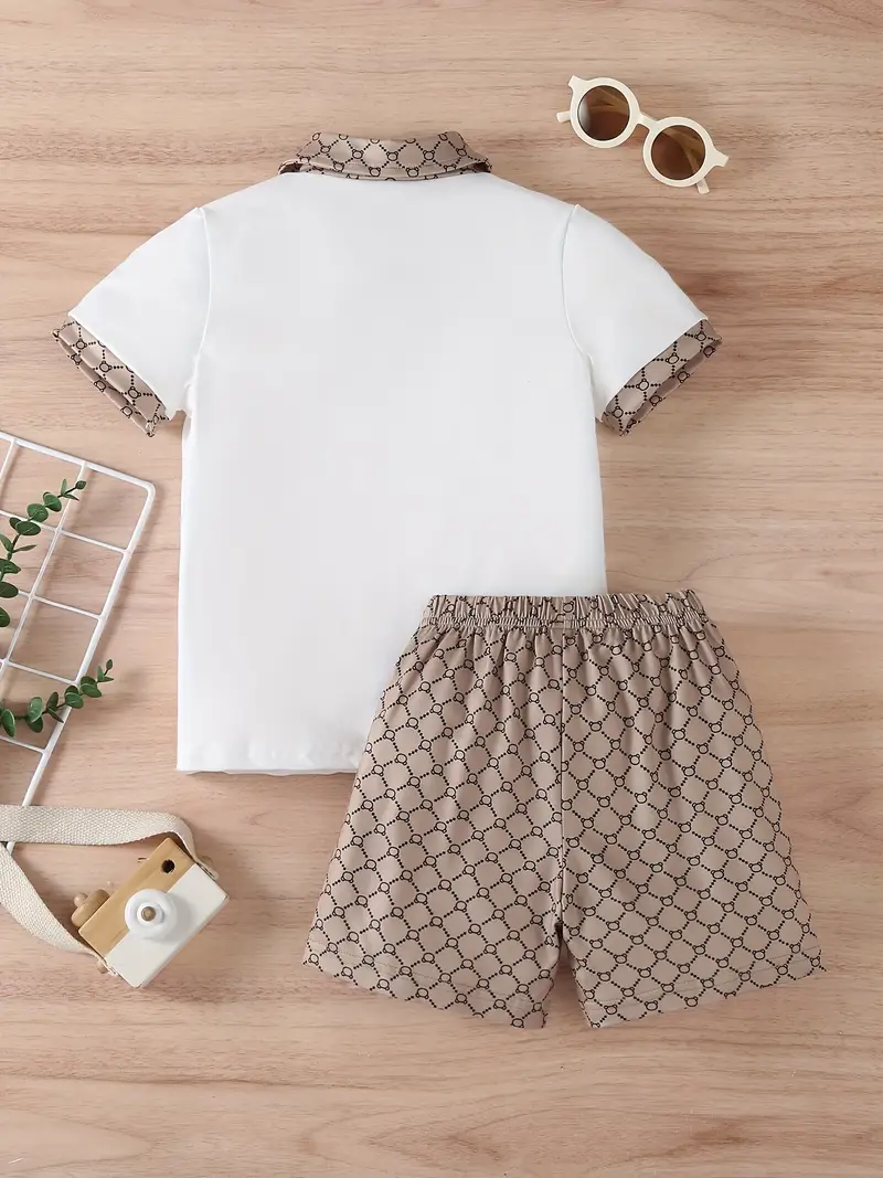 Printed Bottom Cotton Co-Ord Set for Kids