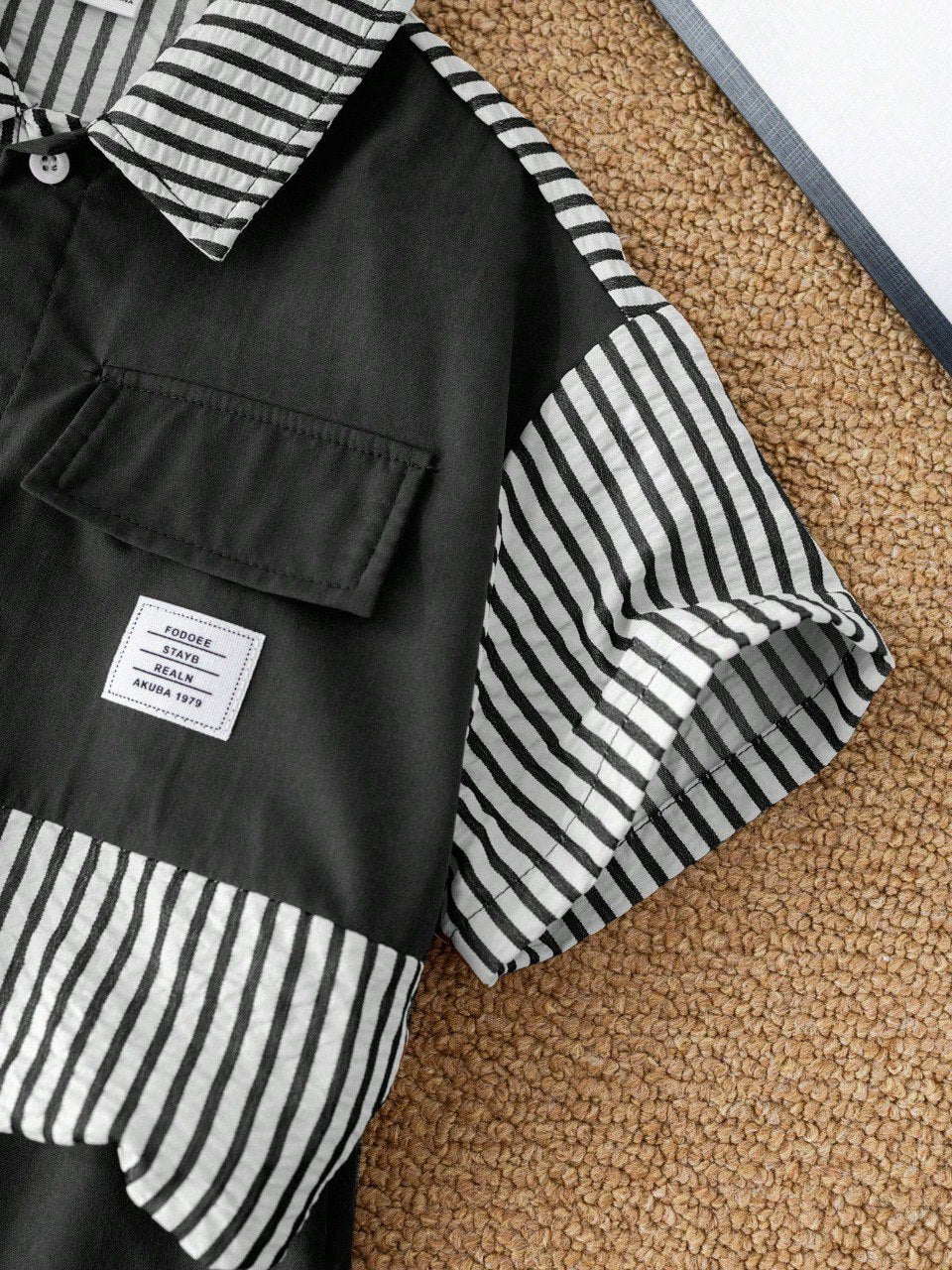 Stylish Striped Top and Bottom Set for Kids