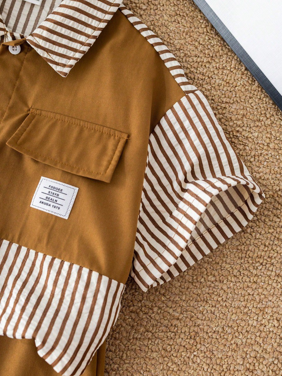 Stylish Striped Top and Bottom Set for Kids