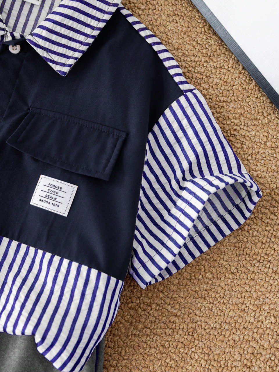 Stylish Striped Top and Bottom Set for Kids