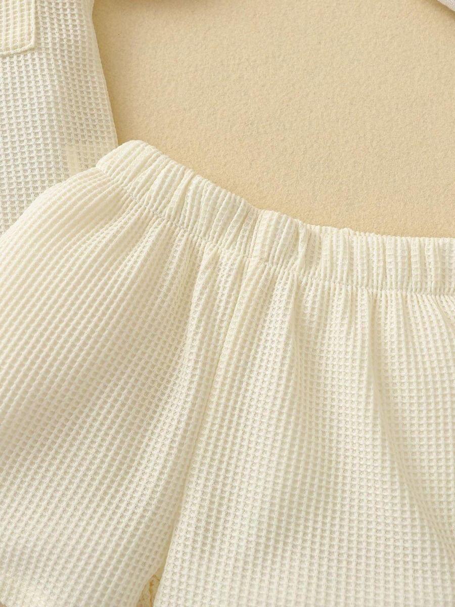 Monochrome Contrast Co-ord Set – Kids' Top & Bottom Combo