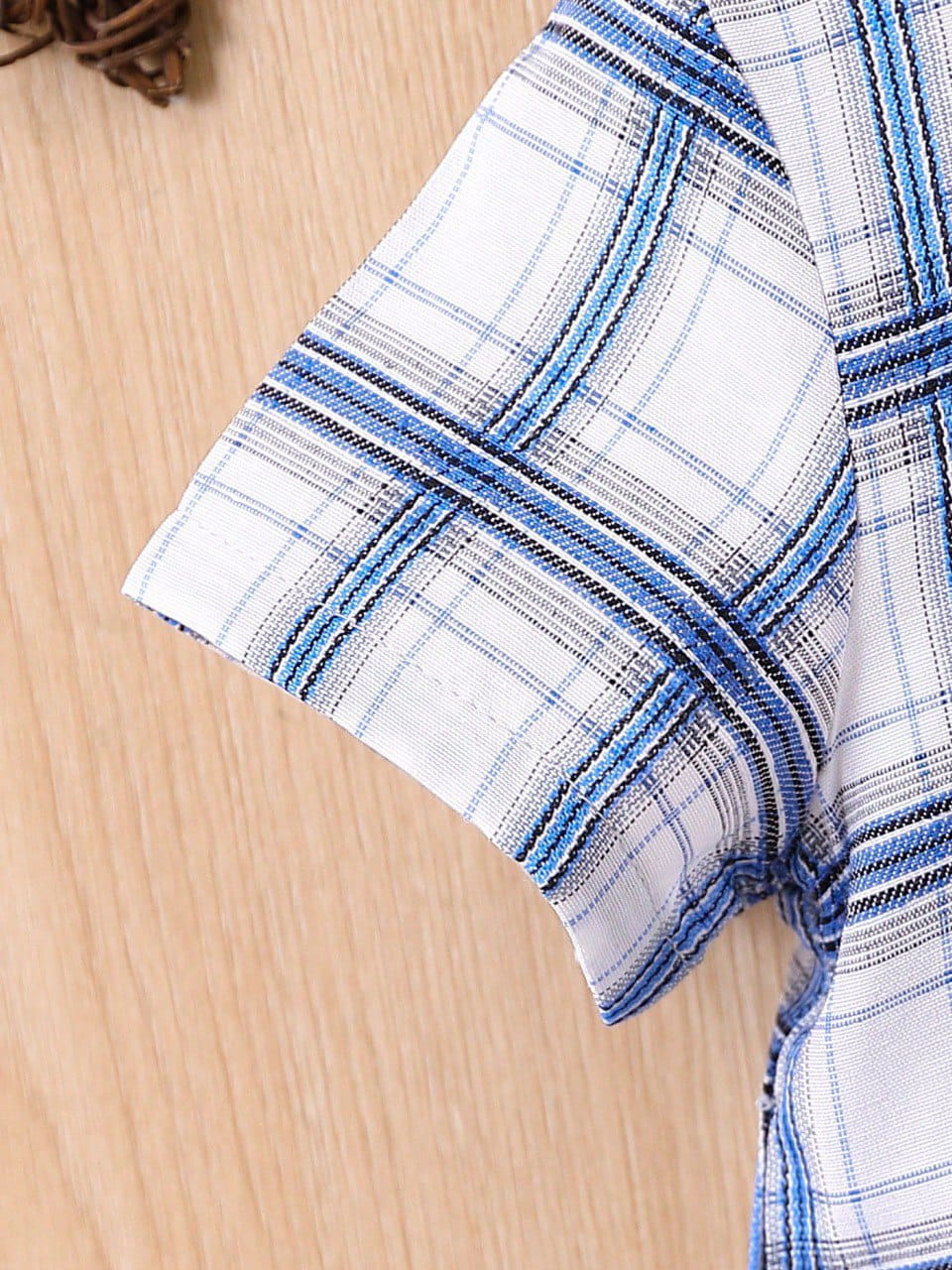 Kids Stylish & Comfortable Checked Shirt and Shorts Co-Ord Set