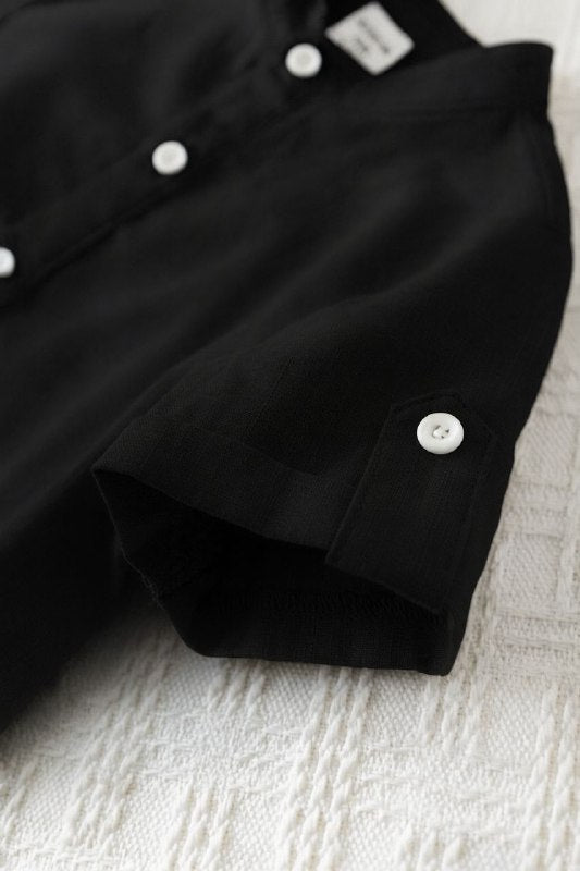 Black Comfy Kids Pant Co-ord Set