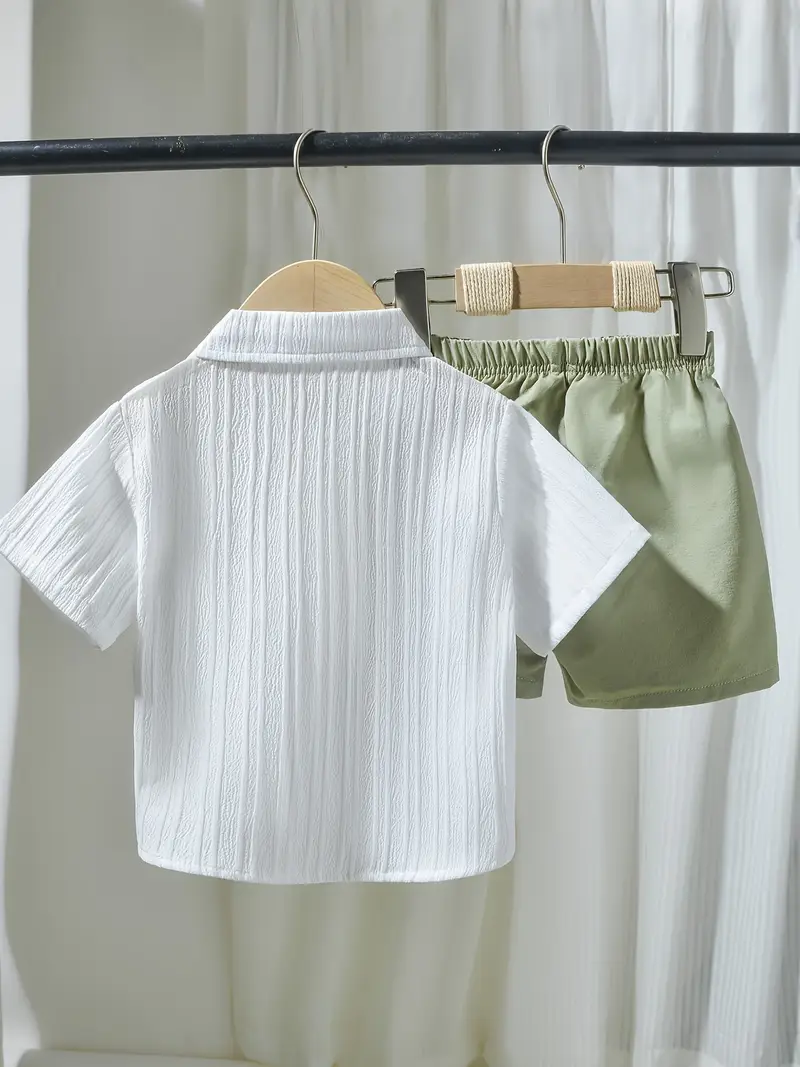 Sugar Pista Cotton Spandex Co-Ord Set for Kids