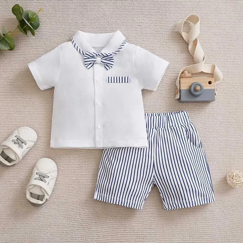 Striped Bottom Cotton Co-Ord Set for Kids