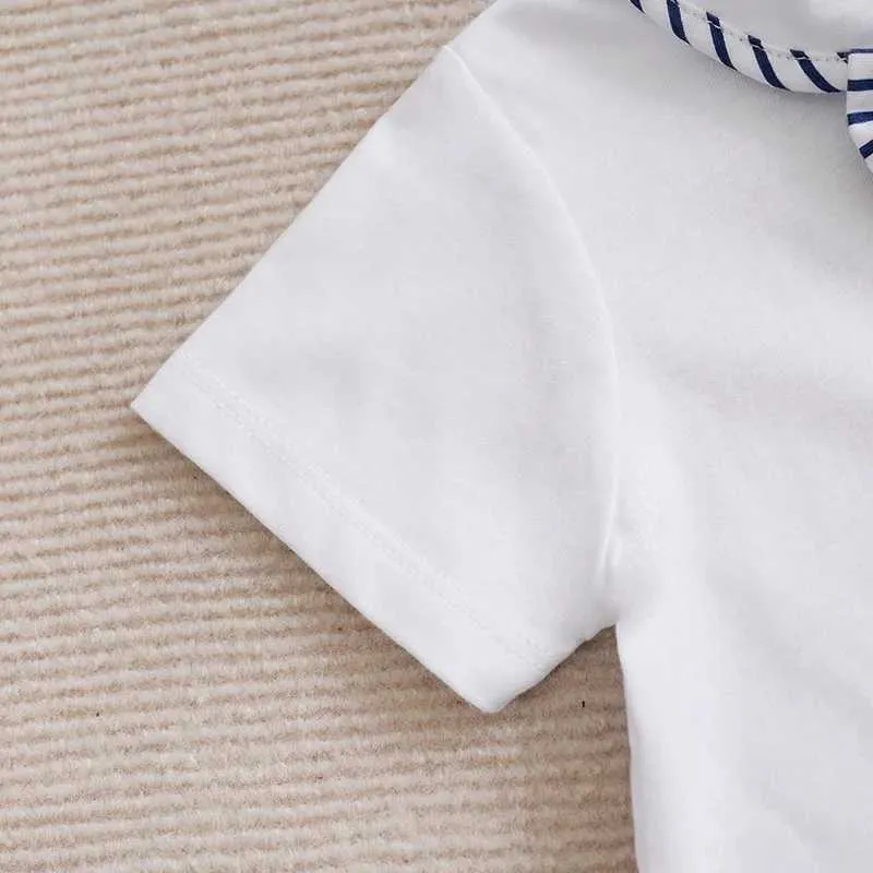 Striped Bottom Cotton Co-Ord Set for Kids