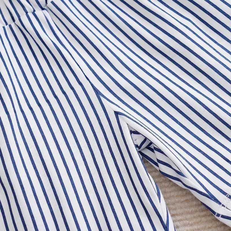 Striped Bottom Cotton Co-Ord Set for Kids