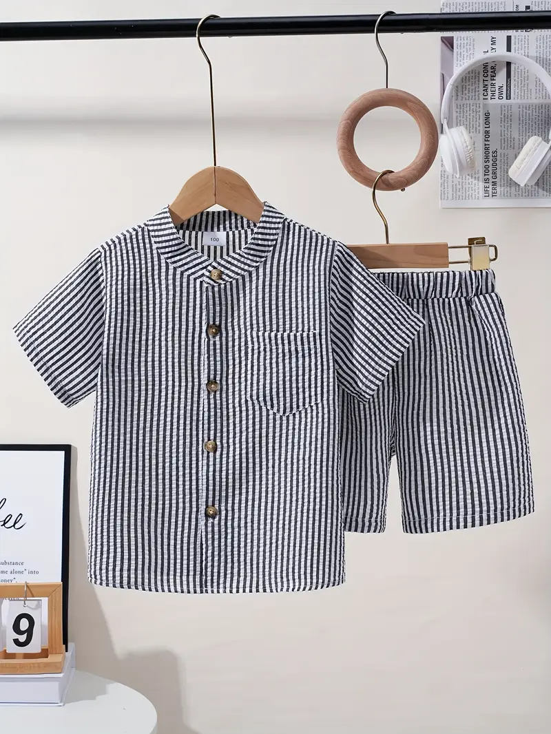 Kids Stylish & Comfortable Stripe Co-Ord Set