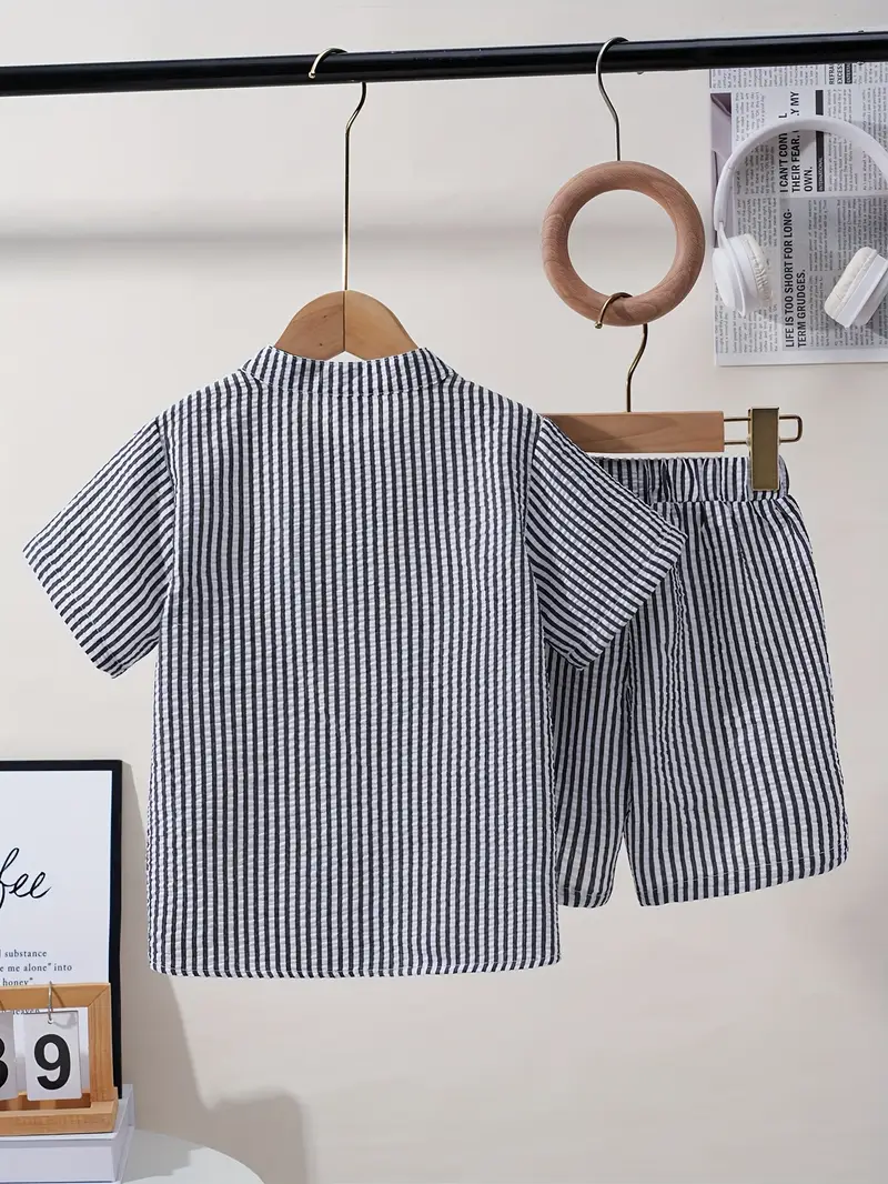 Kids Stylish & Comfortable Stripe Co-Ord Set