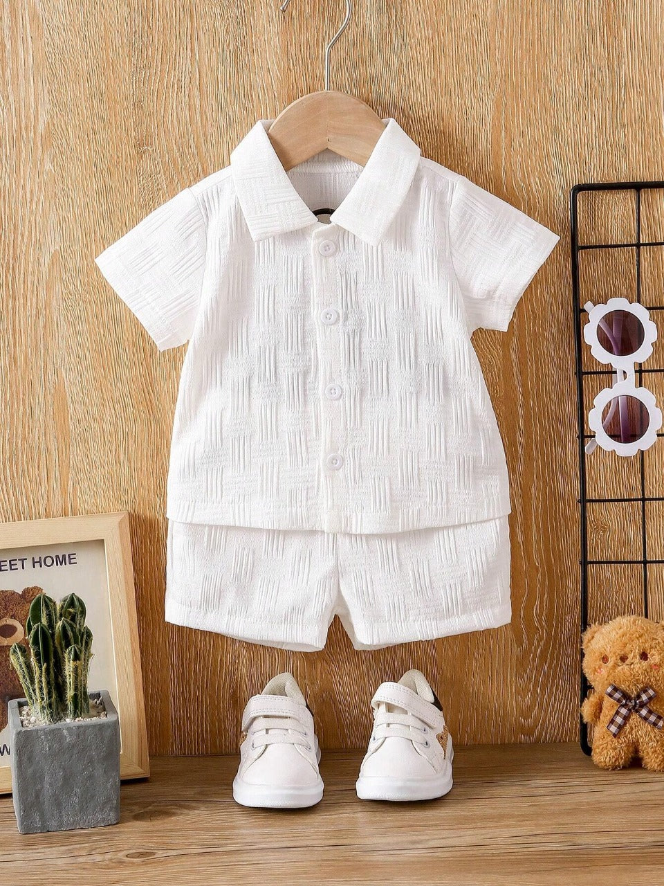 Kids Amboss Stylish & Comfortable Kids Shirt and Shorts Co-Ord Top & Bottom Set