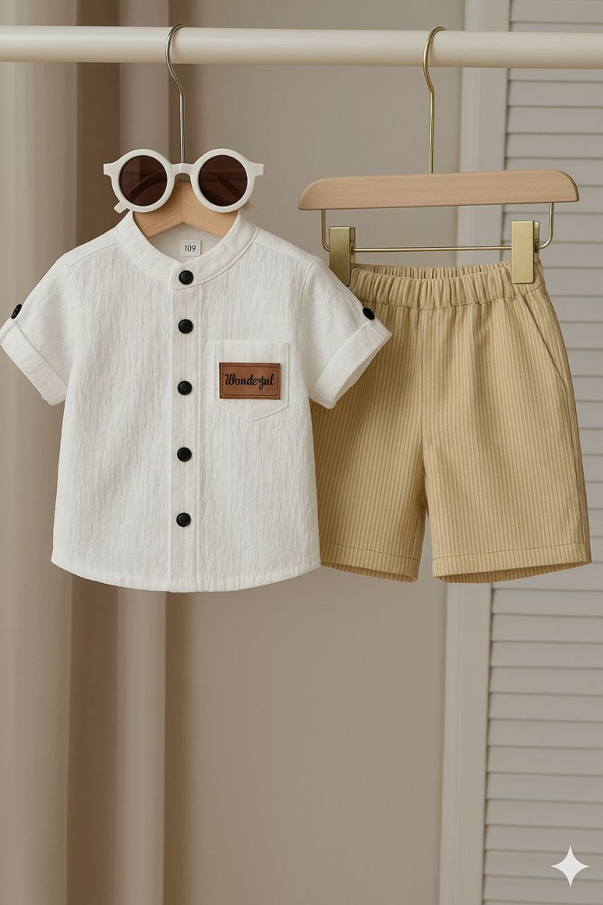 Popcorn Rib Comfort Kids Co-ord Set
