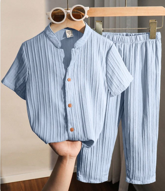 Sugar Cane Soft Cotton Top-Bottom Set for Kids