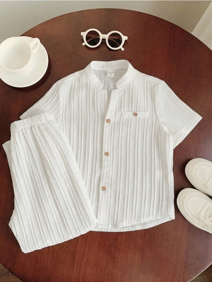 Sugar Cane Soft Cotton Top-Bottom Set for Kids