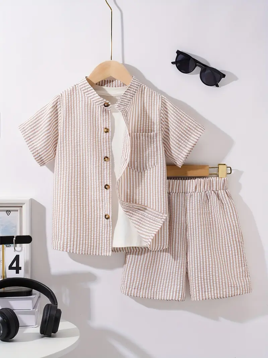 Kids Stylish & Comfortable Stripe Co-Ord Set