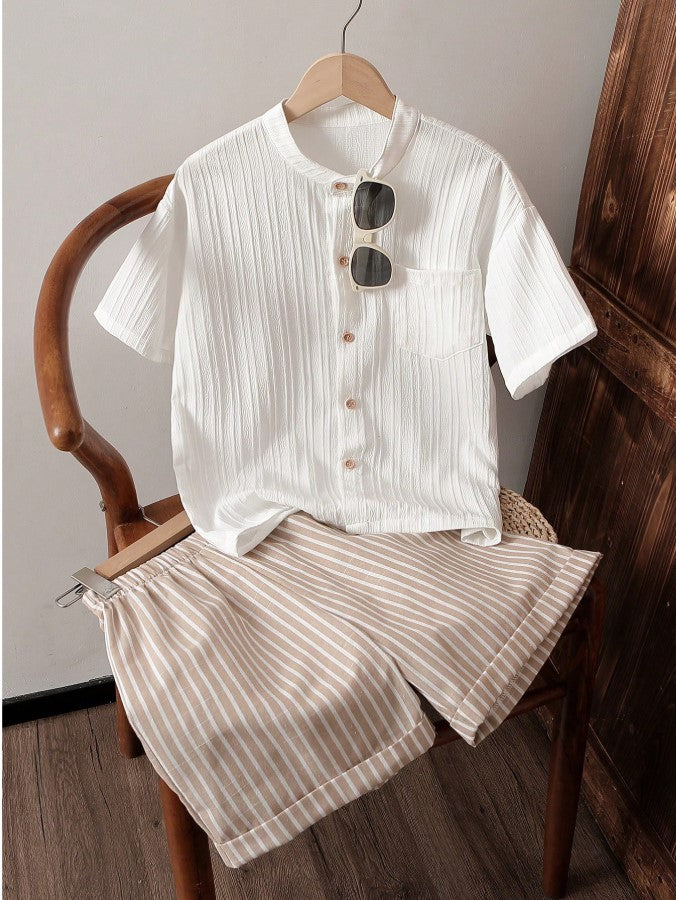 Sugar Stripe Cotton Co-Ord Set for Kids