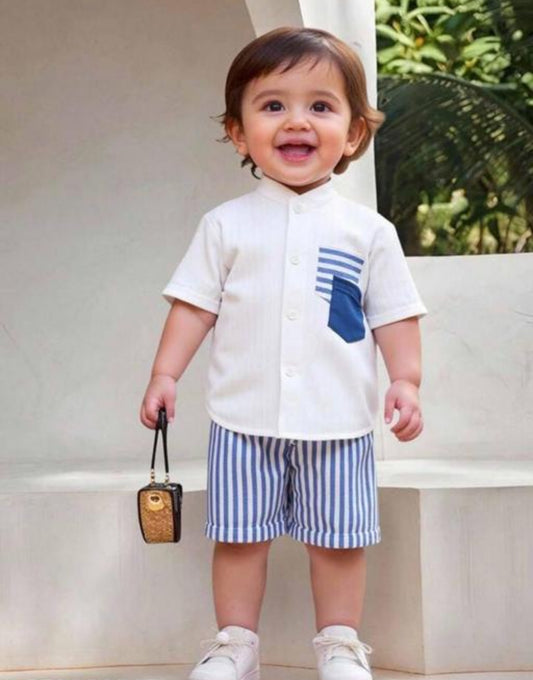 Sugar Double Pocket Cotton Co-Ord Set for Kids