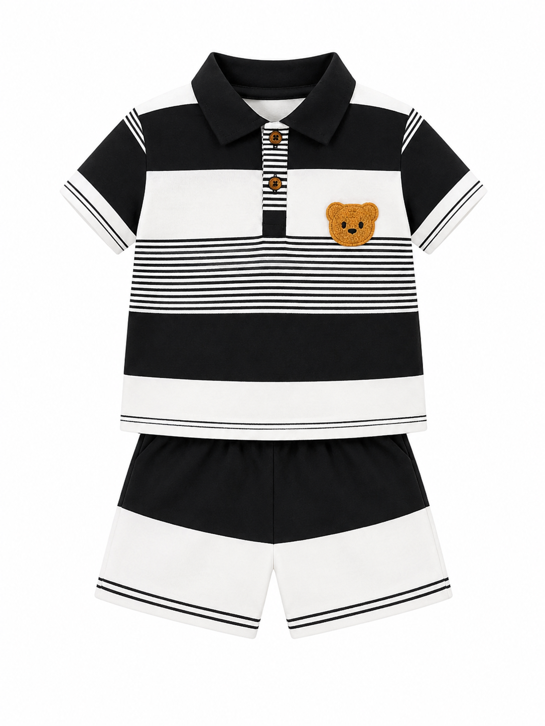 Teddy Bear Printed Top & Bottom Set
