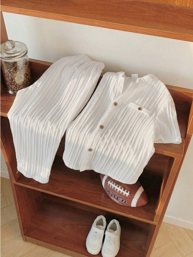 Sugar Cane Soft Cotton Top-Bottom Set for Kids