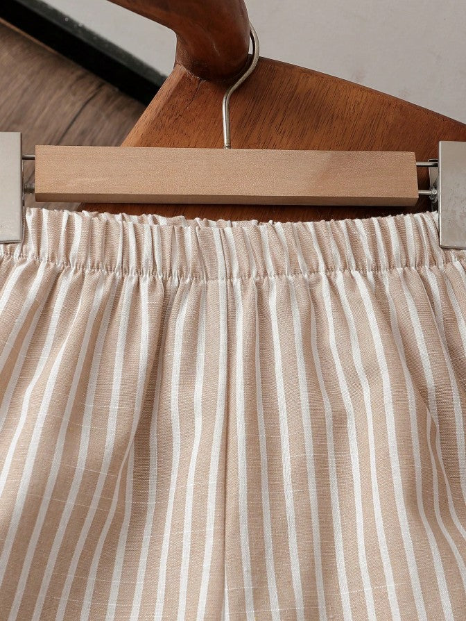 Sugar Stripe Cotton Co-Ord Set for Kids