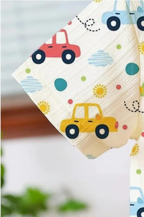 Sugar Can Car Printed Top & Bottom Set