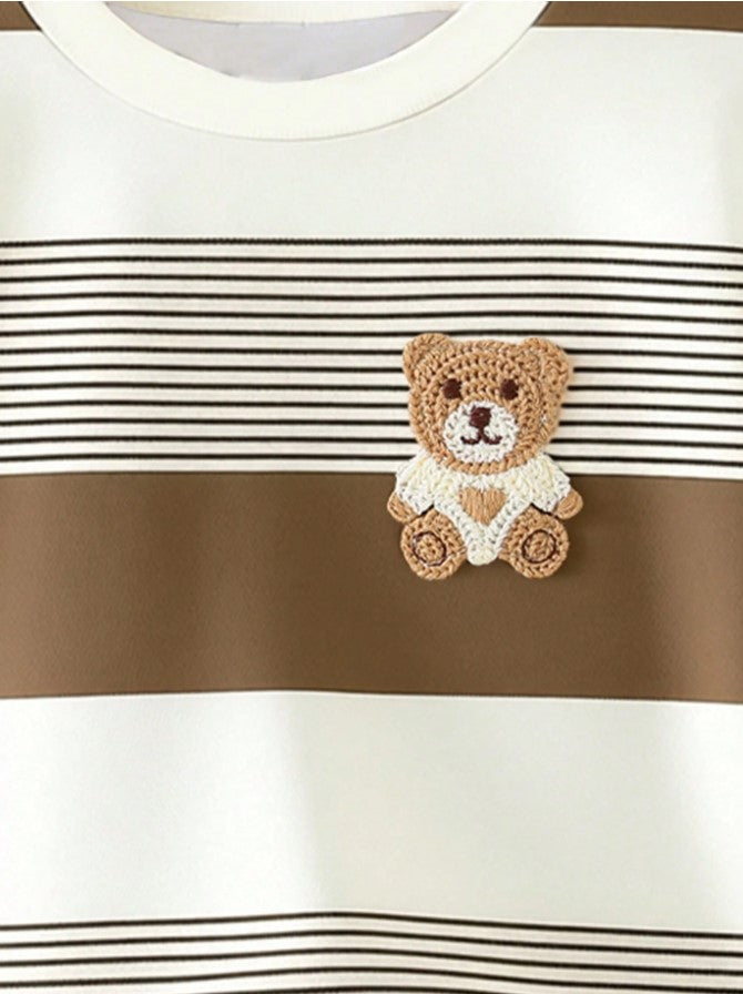 Round Teddy Hosiery Top & Bottom Set