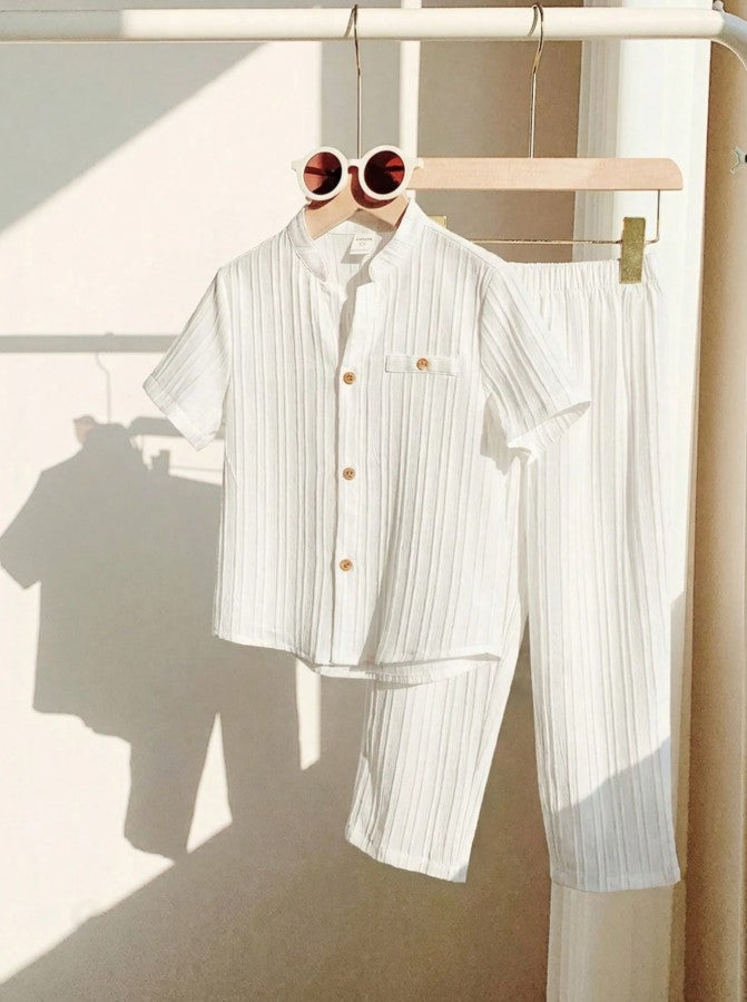 Sugar Cane Soft Cotton Top-Bottom Set for Kids