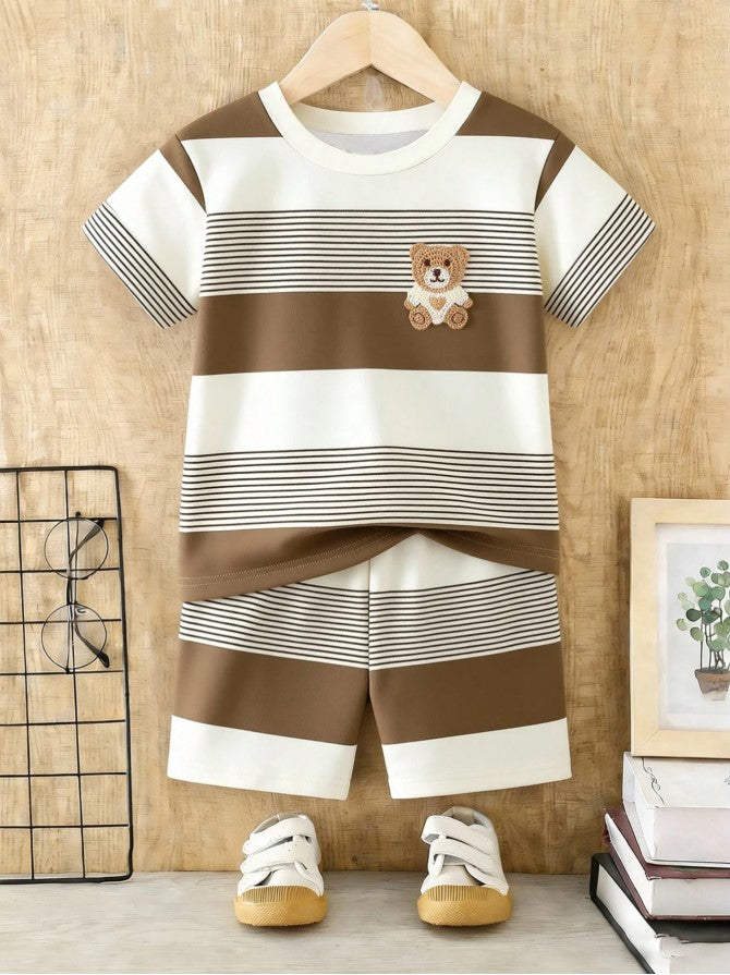 Round Teddy Hosiery Top & Bottom Set