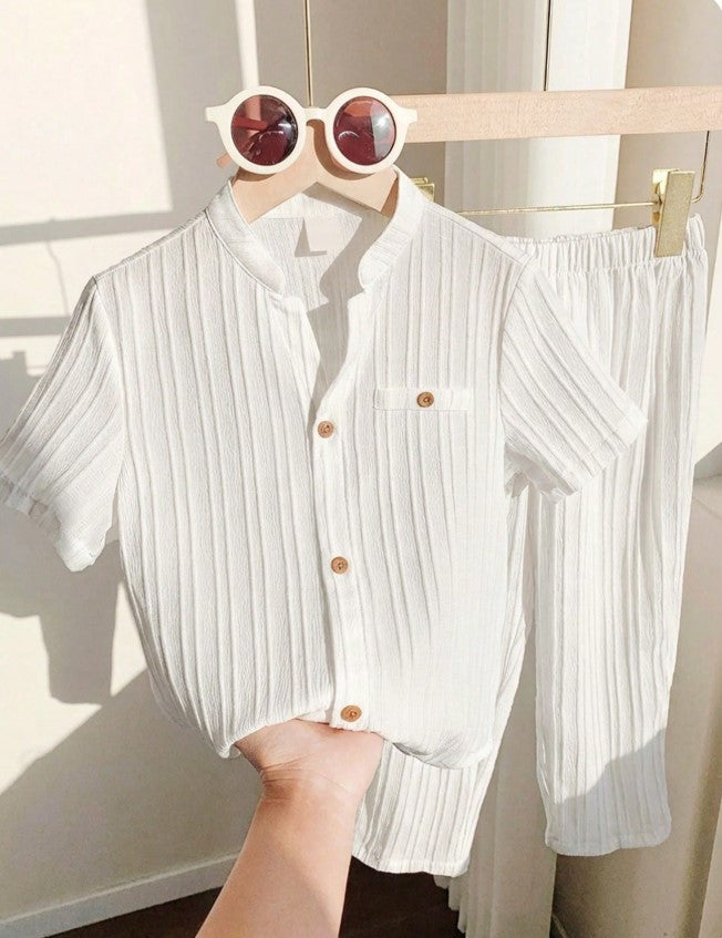 Sugar Cane Soft Cotton Top-Bottom Set for Kids