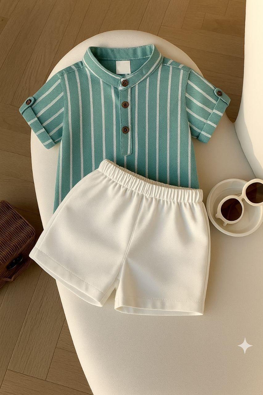 Classic Stripe Hosiery Kids Co-ord Set