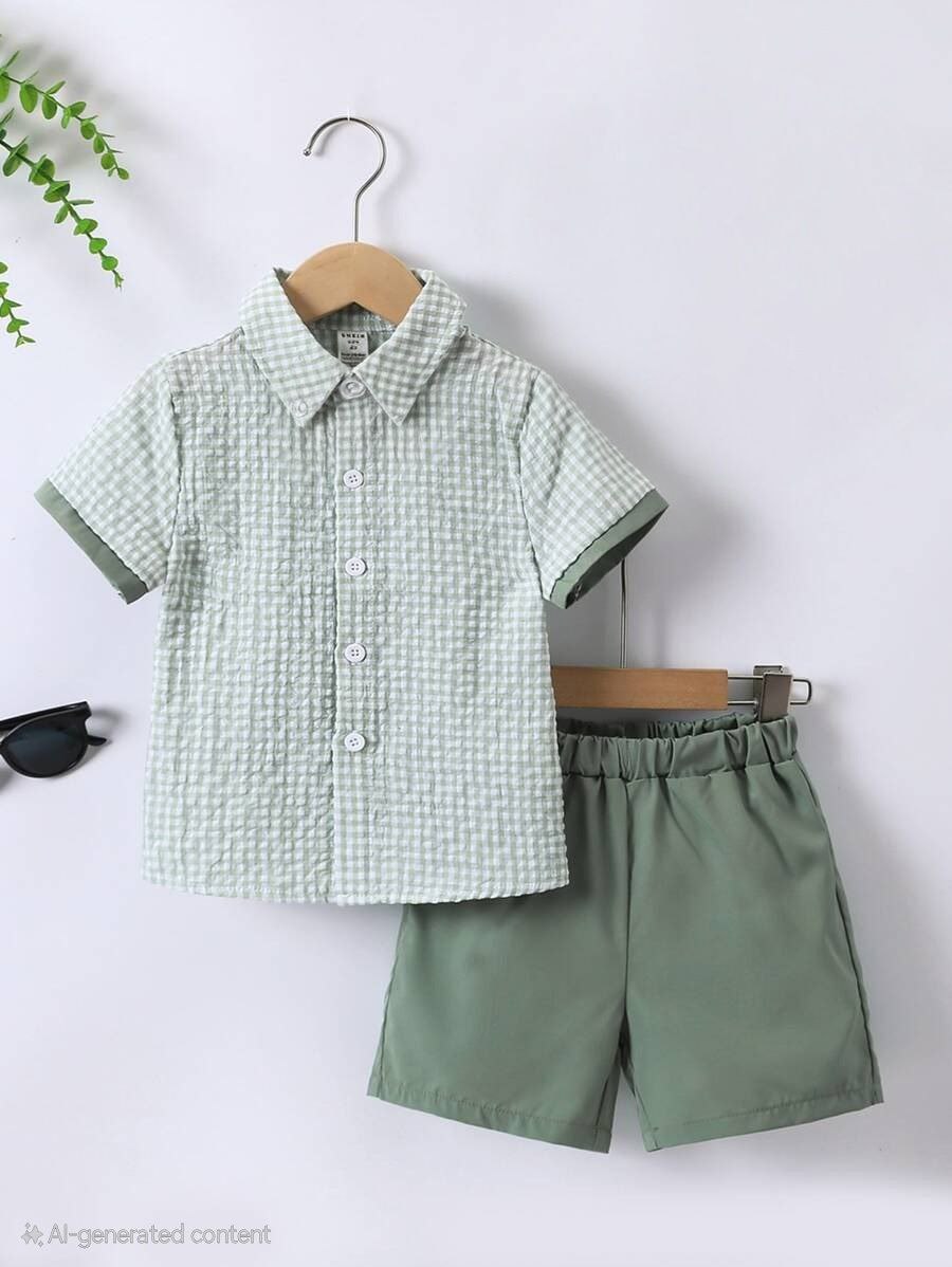 Classic Box Pattern Kids Set