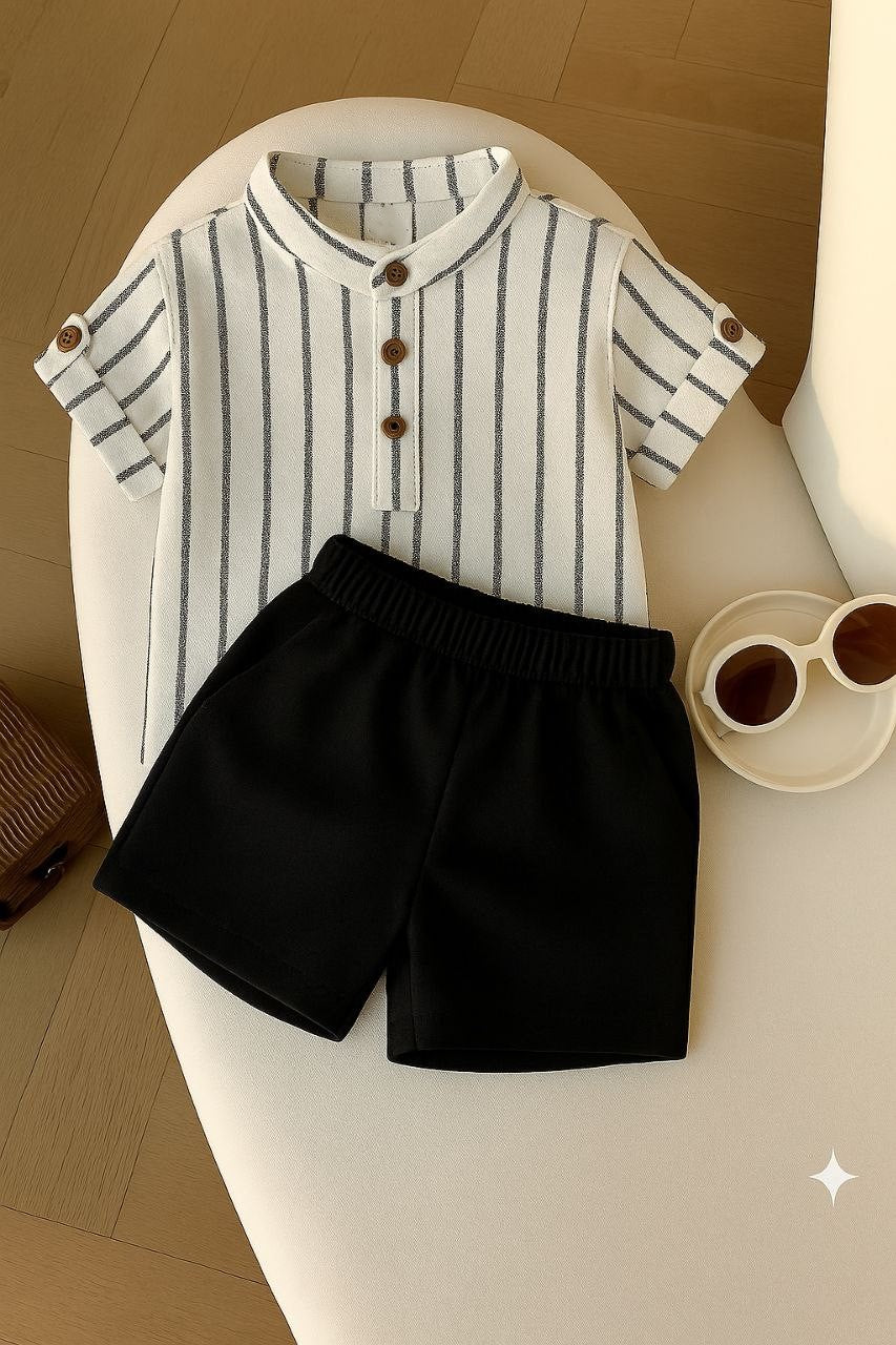 Classic Stripe Hosiery Kids Co-ord Set