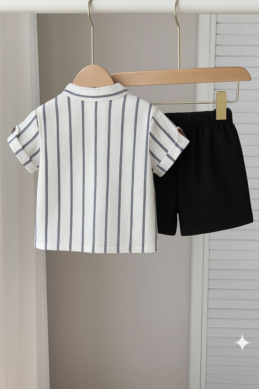 Classic Stripe Hosiery Kids Co-ord Set